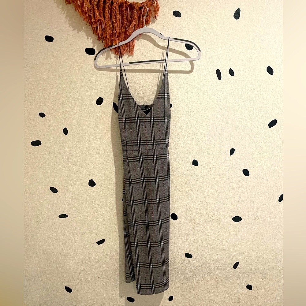 Elegant plaid dress